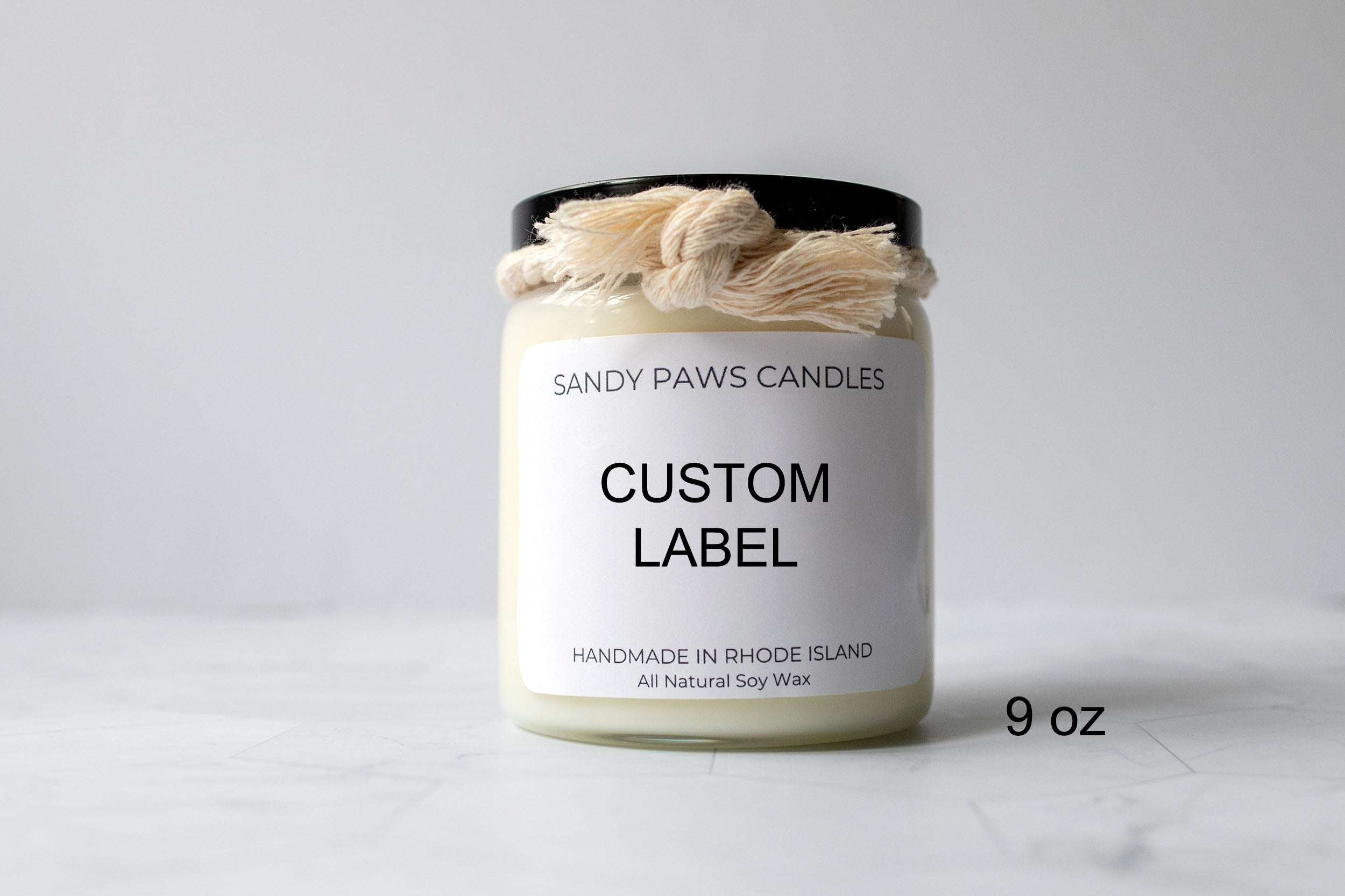  Custom Create Your Own Candle - Personalized 100% Soy Wax  Scented Candle With Your Wording - Perfect Gift Idea (White Label) : Home &  Kitchen
