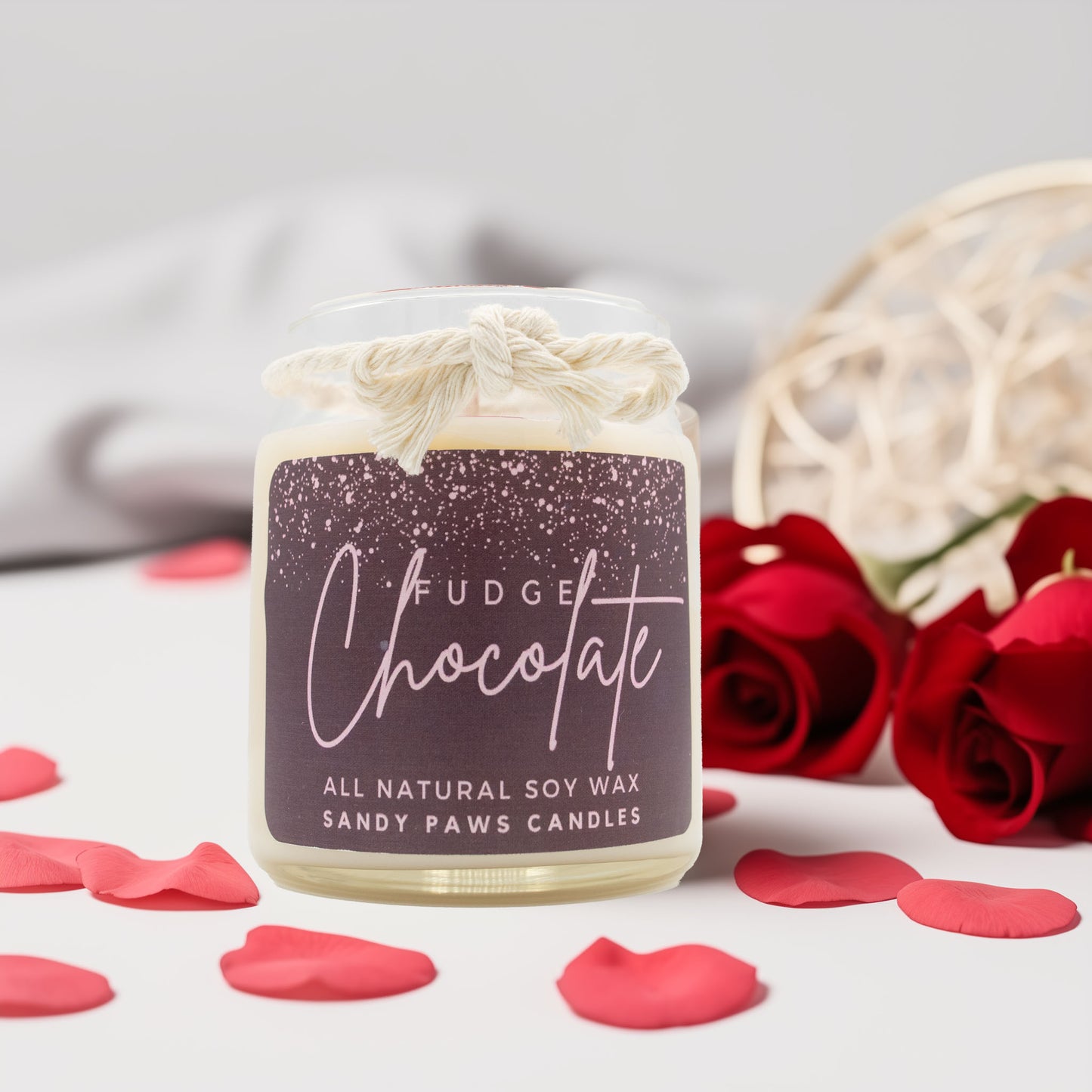 Valentine's Day Collection - Chocolate Fudge Soy Wax Candle