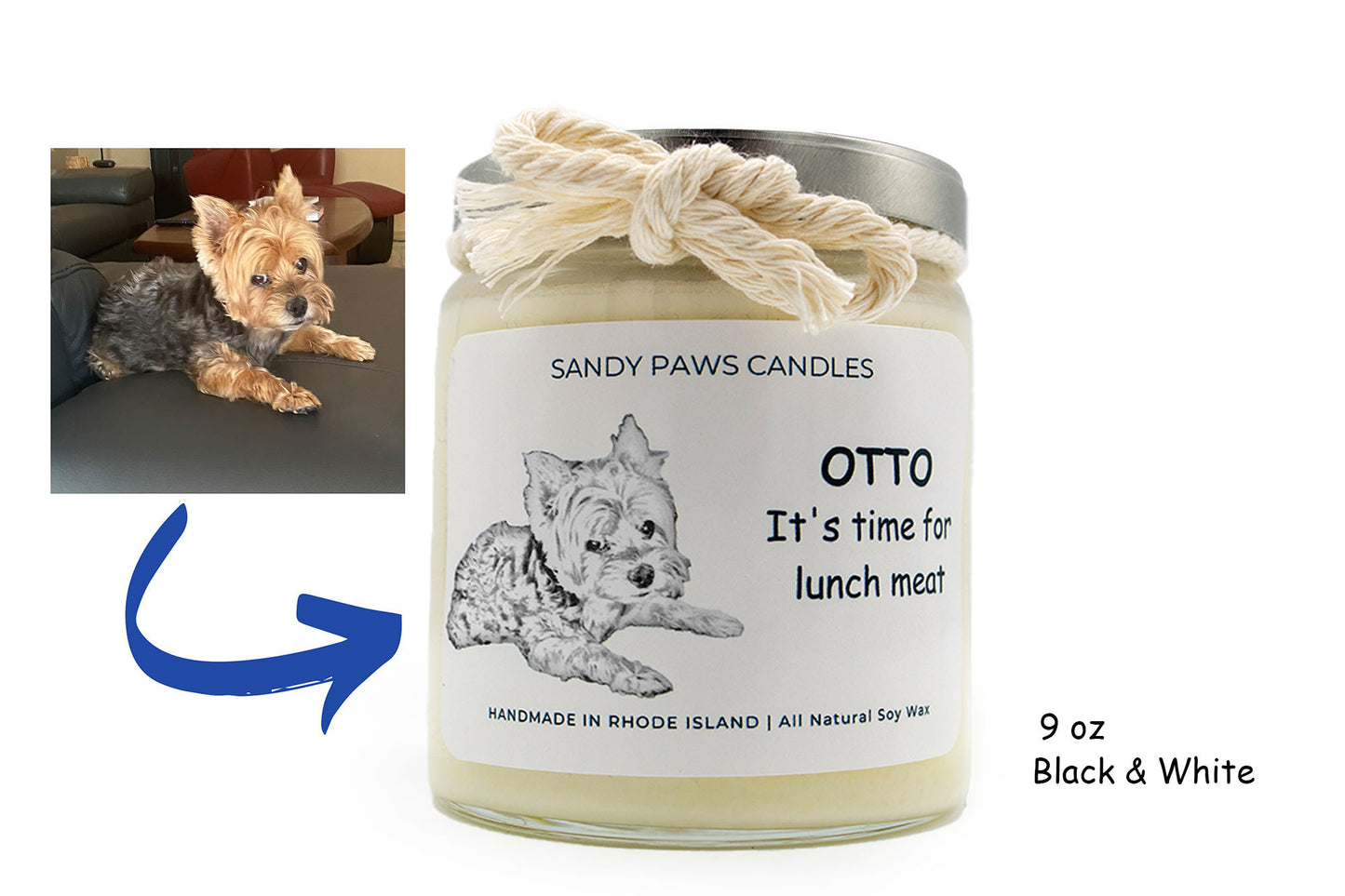 Custom Label - Show Off Your Pet - Jar Candle