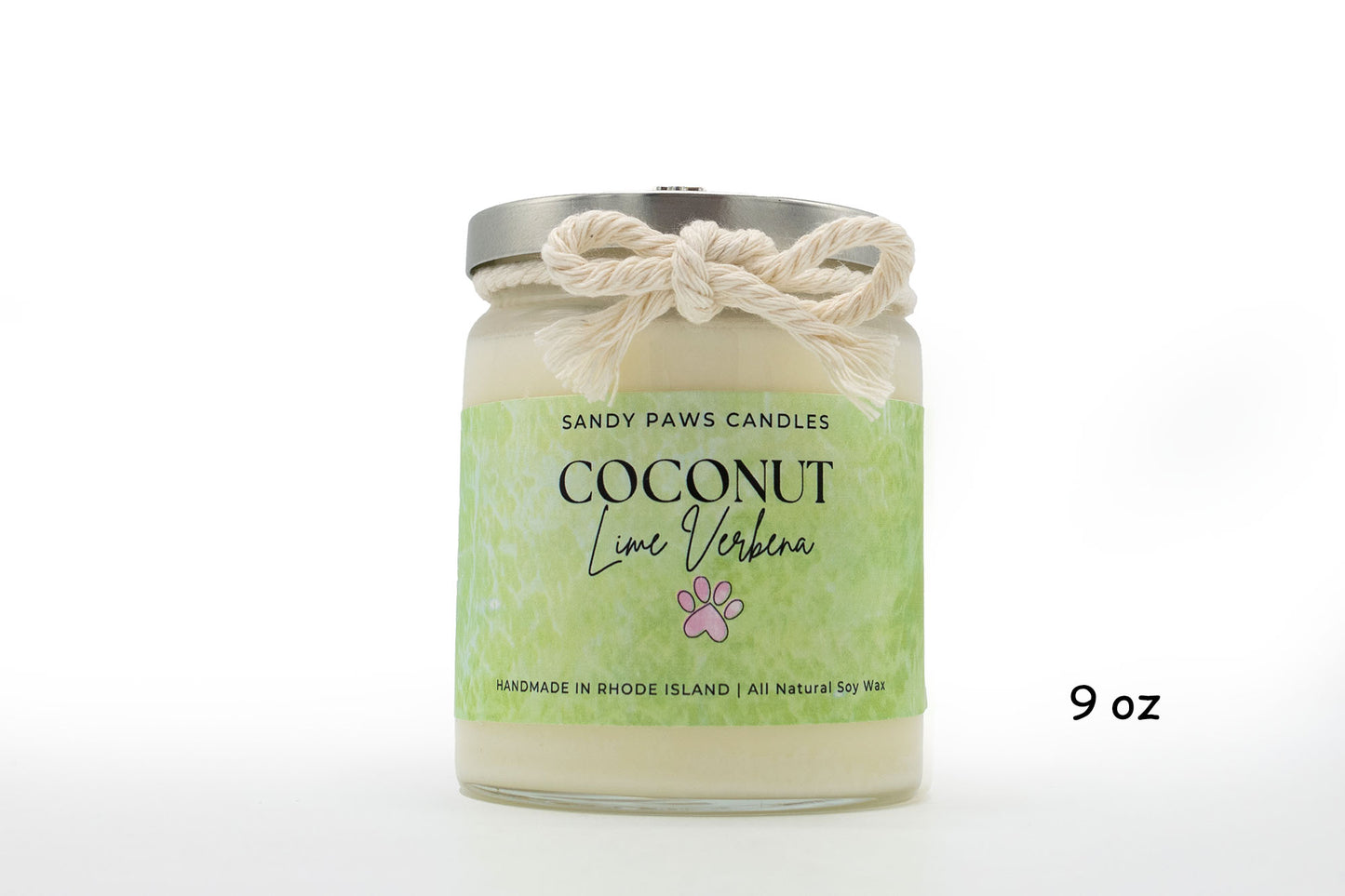 Coconut Lime Verbena Soy Wax Candle