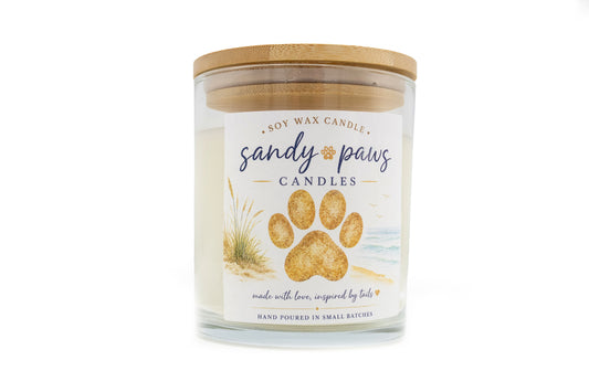 Sandy Paws Classic Soy Wax Candle