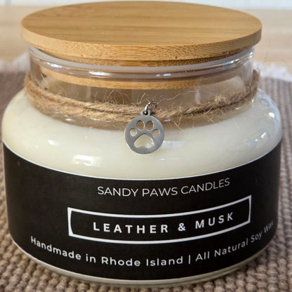 Leather & Musk - Soy Wax Candle