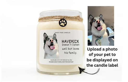 Custom Label - Show Off Your Pet - Jar Candle