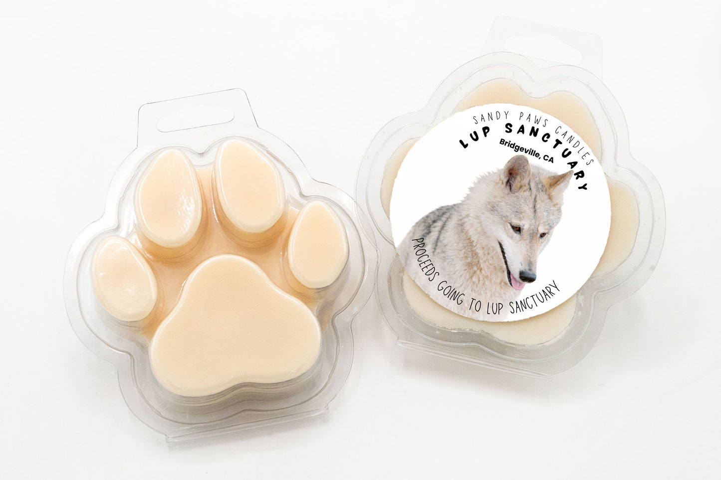 Dog Paw Soy Wax Melt - Lup Sanctuary Fundraiser