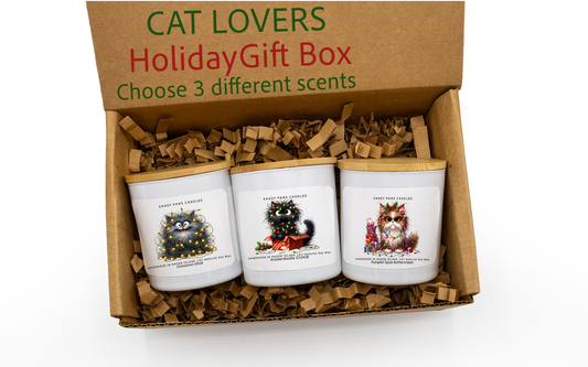 Happy Holiday Cat Gift Box Set