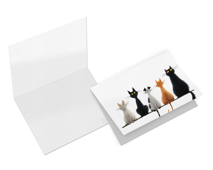 Dog/Cat Themed Greeting Cards - Single or a Collection of 10 Greeting Cards and Envelopes