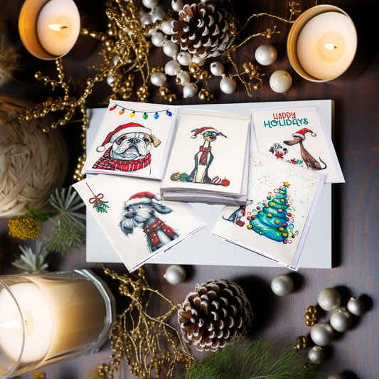 Holiday Cards - A Collection of cute, personalized cards and envelopes