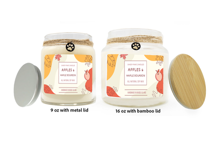Apples & Maple Bourbon Soy Wax Candle