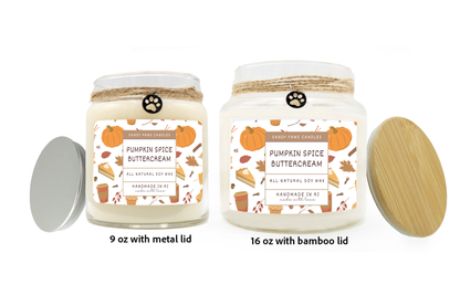 Pumpkin Spice Buttercream Soy Wax Candle