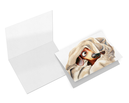 Dog/Cat Themed Greeting Cards - Single or a Collection of 10 Greeting Cards and Envelopes