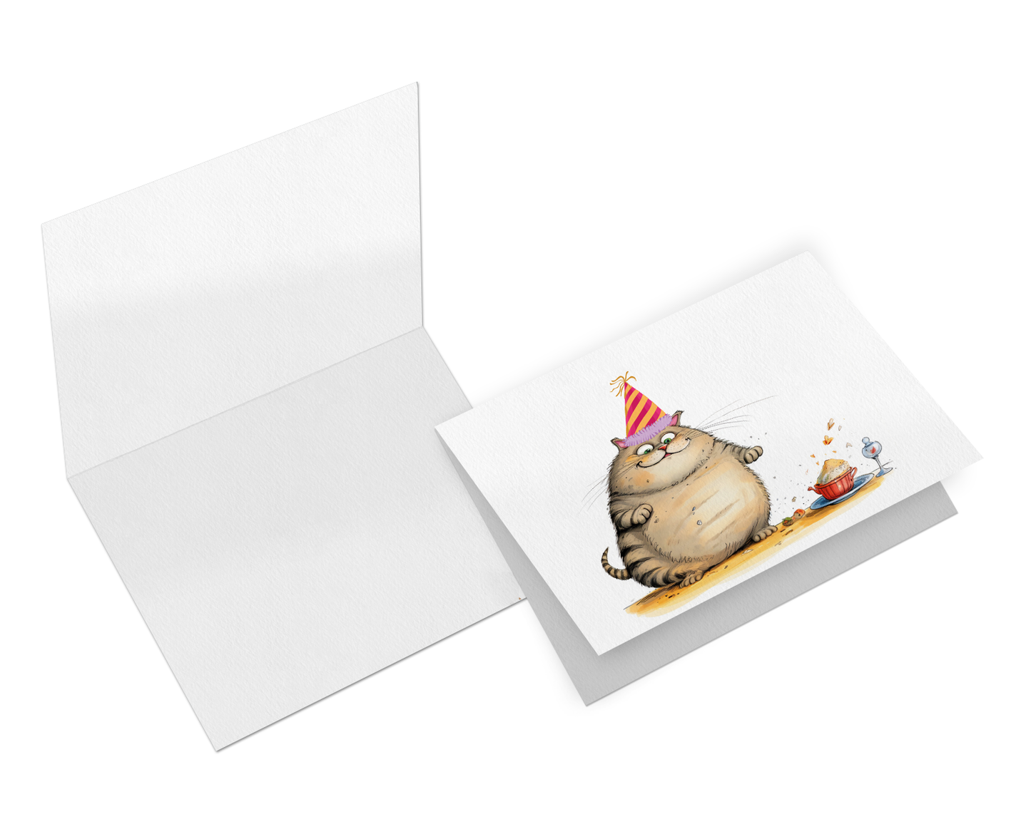 Dog/Cat Themed Greeting Cards - Single or a Collection of 10 Greeting Cards and Envelopes