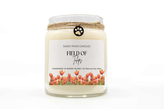 Field of Tulips Soy Wax Candle