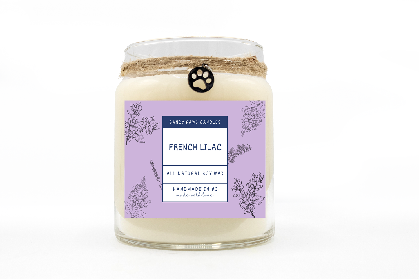 French Lilac Soy Wax Candle