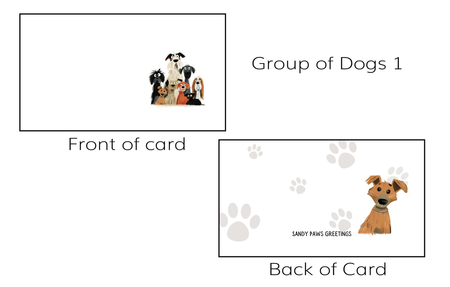 Tiny Notes - A Collection of 25 Tiny Note Cards - Dog & Cat Themed