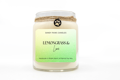 Lemongrass & Lime Soy Wax Candle