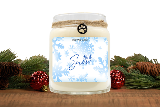 Happy Holiday Soy Wax Candle - "Let it Snow"