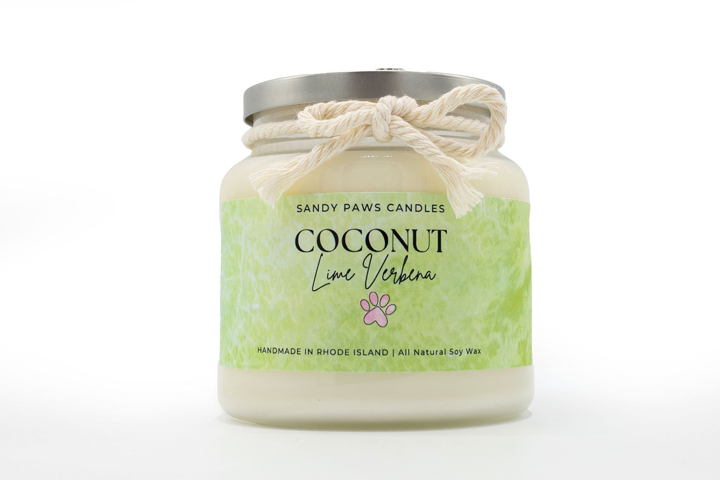 Coconut Lime Verbena Soy Wax Candle