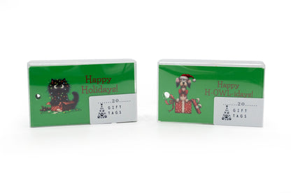 Holiday Gift Tags - Dog and Cat Themed