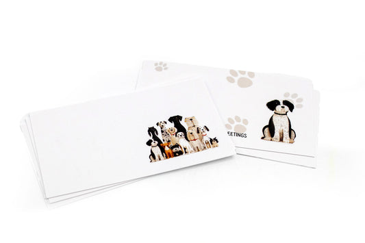 Tiny Notes - A Collection of 25 Tiny Note Cards - Dog & Cat Themed