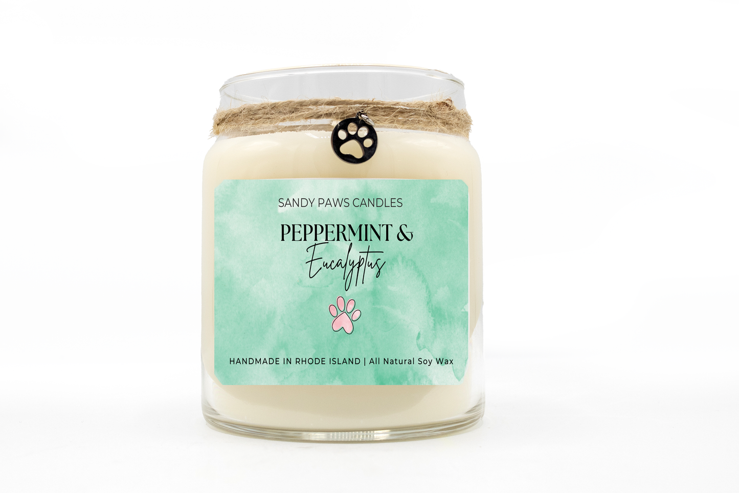 Peppermint & Eucalyptus  Soy Wax Candle