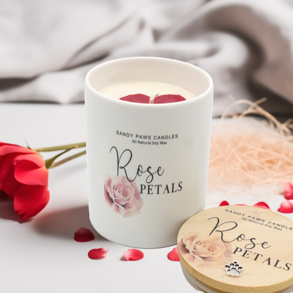 Valentine's Day Collection - Rose Petals Soy Wax Candle