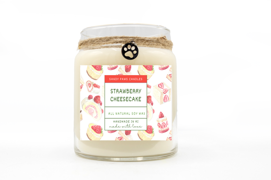 Strawberry Cheesecake Soy Wax Candle