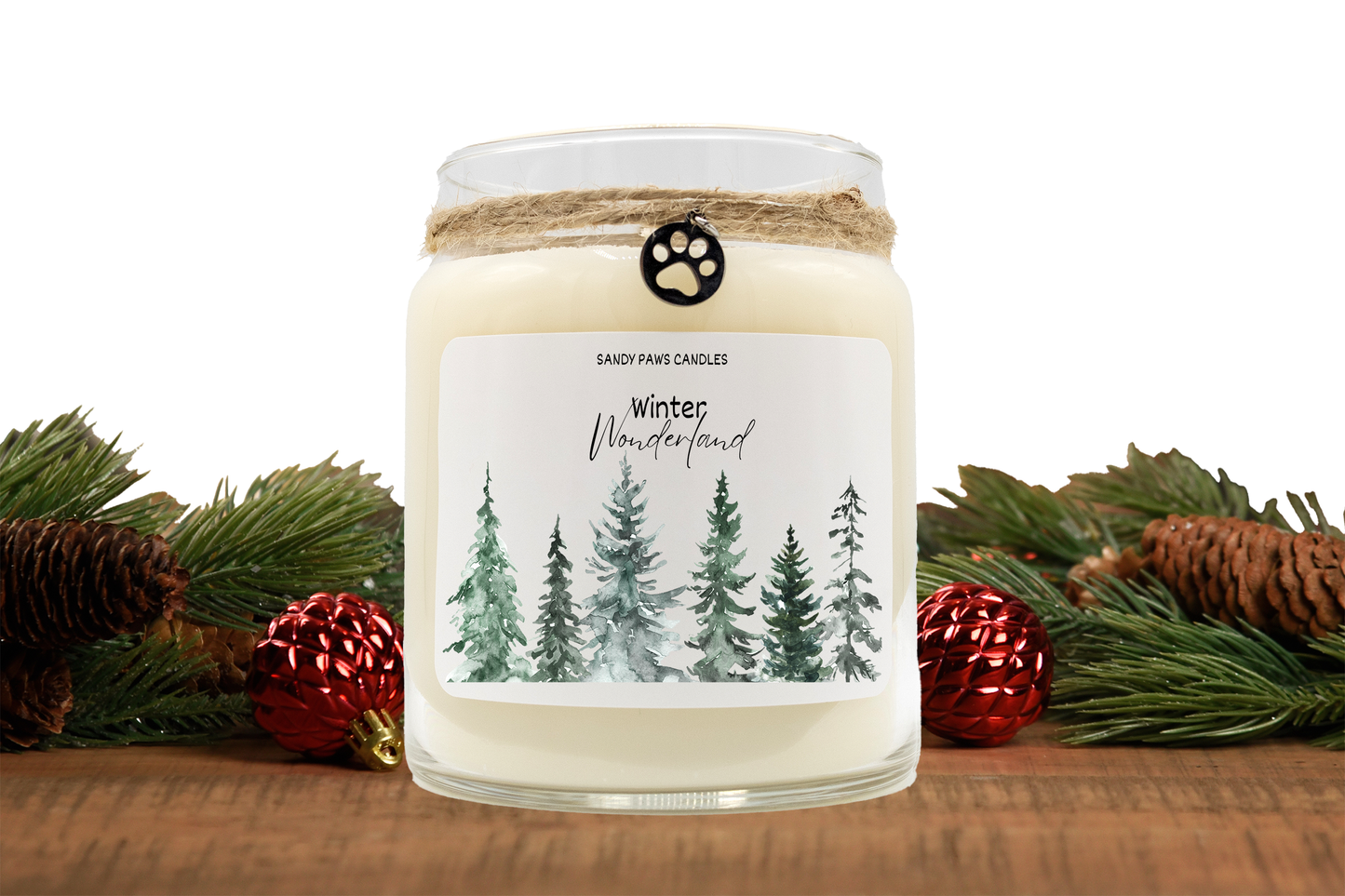 Happy Holiday Soy Wax Candle  - "Winter Wonderland"