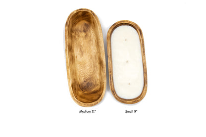 Dough Bowls - Rectangle Shaped Soy Wax Candle